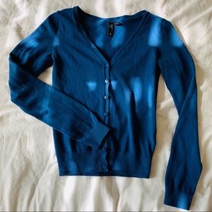 Divided Button Up Cardigan